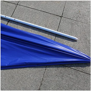 Customized outdoor wholesale promotional PVC parasol beach advertising umbrella