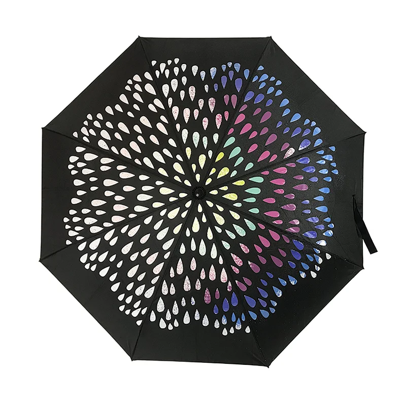 Customized Color Custom pattern Color Changing Umbrella
