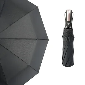 Portable Automatic Travel Auto Open Close Compact Rain Folding Gentle Umbrella