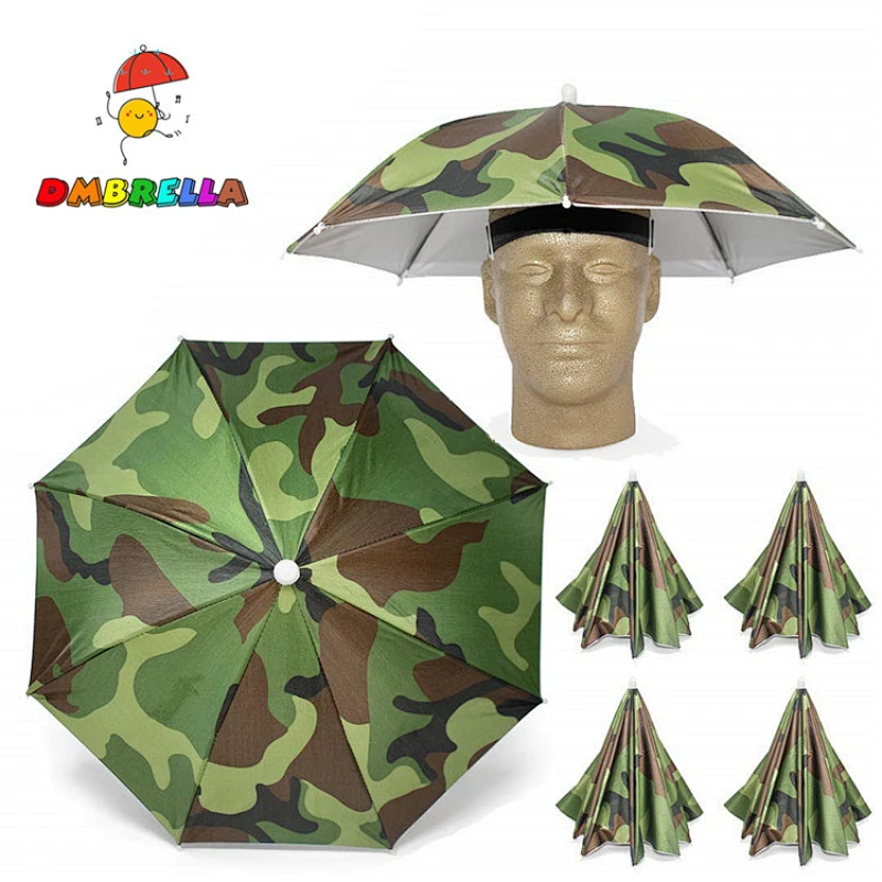 Golf Pesca Camping Novedad Sombreros Cap Paraguas Sombrero