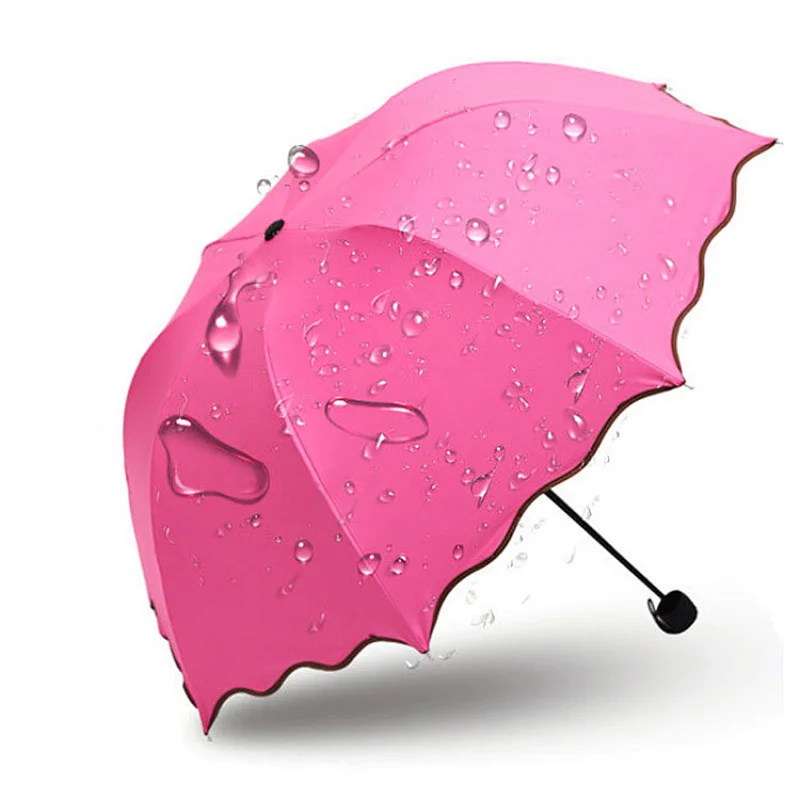Amazon sell Met Water Begin Bloom Magic Compact Sun Travel Umbrellas for Women