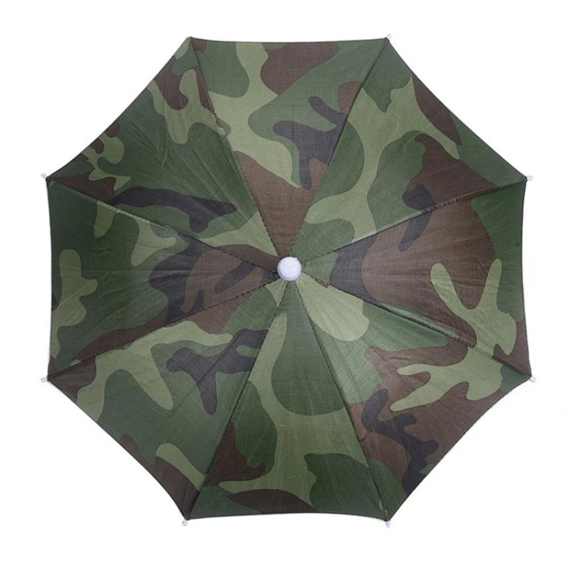 Golf Fishing Camping Novelty Headwear Cap Umbrella Hat