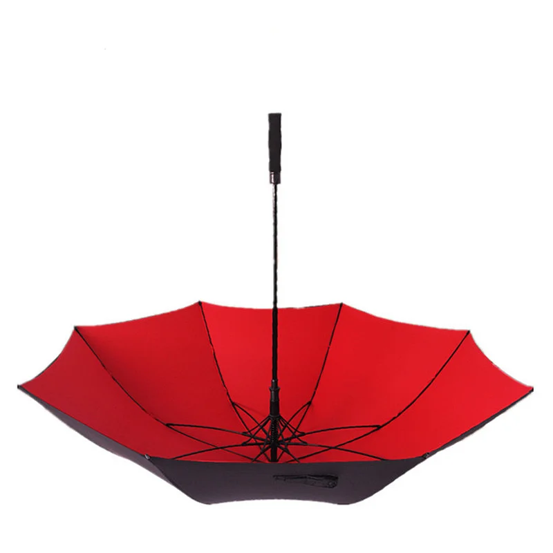 China Factory Custom New Model UV Long Shaft Giant Big Large Windproof Rain Gift Golf Umbrella With Logo Printing For Promotion