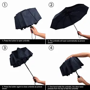 Amazon Hot Sell High quality wholesale 12 Ribs auto open promotion 3 fold umbrella with customer logo printing