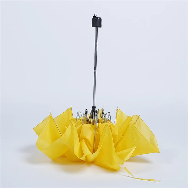High quality wholesale promotional cheap custom logo print 3 folding umbrella