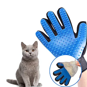 Silicone Deshedding Brush Shedding Bath Cat Dog Pet Grooming Glove for Pet