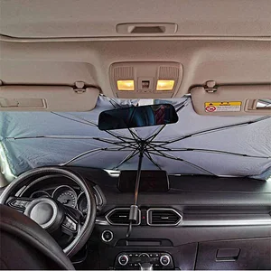 Best Business Gift Car Sun Shade Protector Parasol Auto Front Window Sunshade Covers Car Sun Windshield Protection umbrella