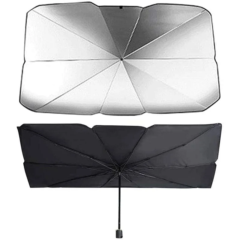 Best Business Gift Car Sun Shade Protector Parasol Auto Front Window Sunshade Covers Car Sun Windshield Protection umbrella