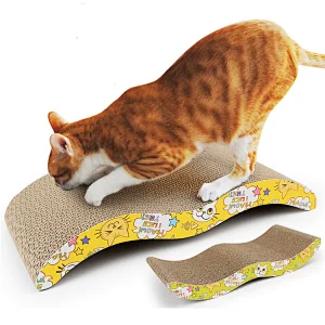 hot sale Wholesale paper cat toy cardboard scratcher pet toys cat scratch board