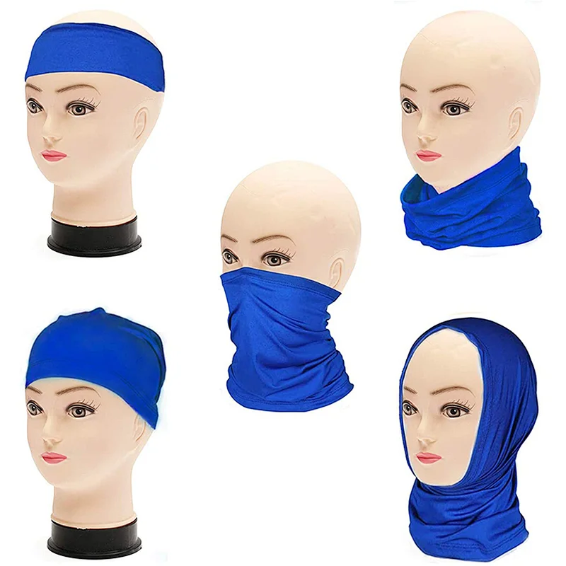 Custom Printed Seamless Bandana Face Scarf Neck Gaiter Novelty Mouth Covers