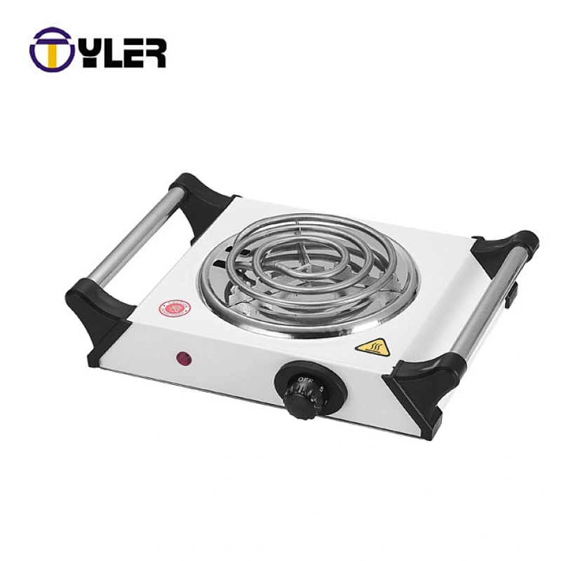Double coil electric hot plate with handle NEW