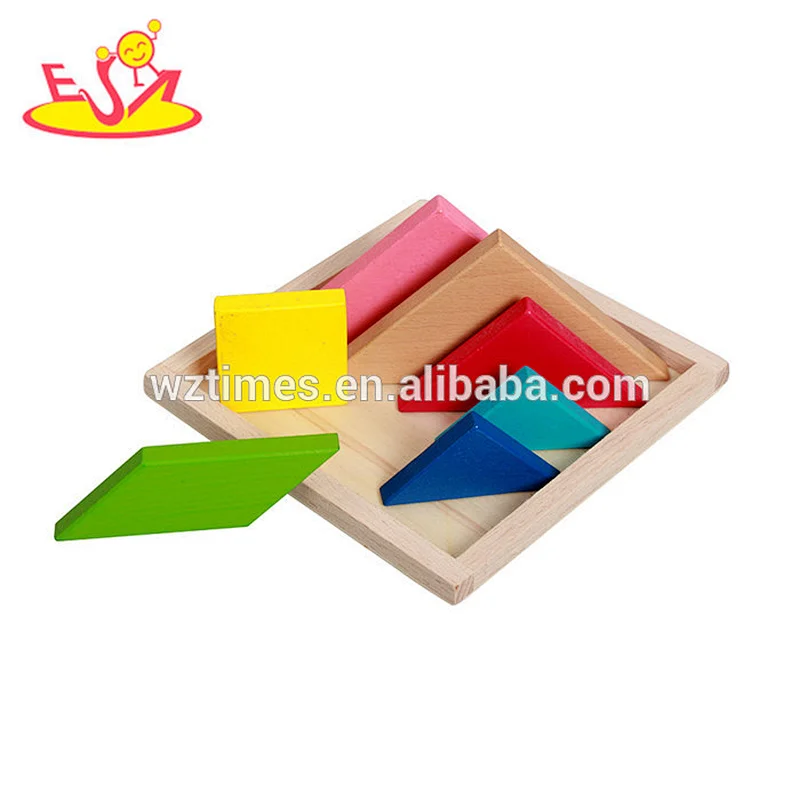 wholesale high quality baby wooden tangram toys for sale W11D003