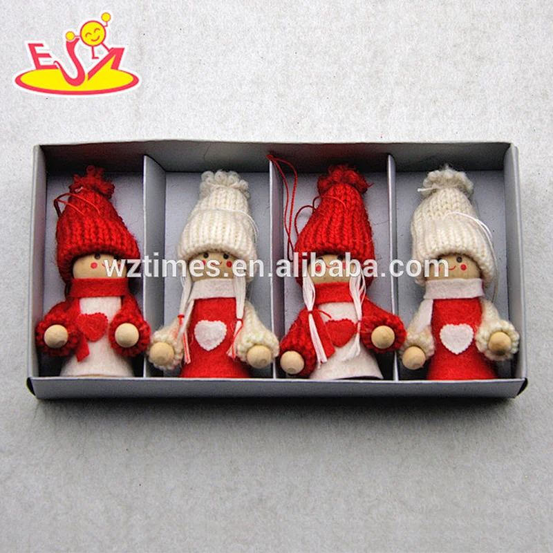 2018 New products lovely characters wooden kids toys for Christmas W02A236
