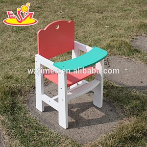 2018 wholesale wooden doll chair new design wooden doll chair high quality wooden doll chair W08F040