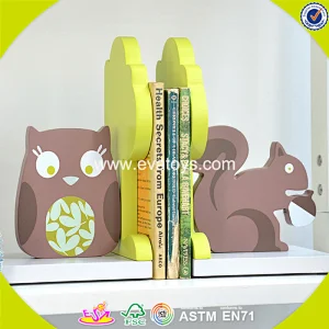 wholesale kids wooden animal book stand popular wooden animal book stand W08D051