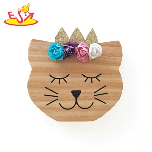 Top sale colorful animal wooden kids wall decor with low price W02A363