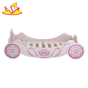 New hottest single wooden princess toddler bed for wholesale W08A087