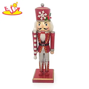 Customize soldier toy wooden red nutcracker for wholesale W02A344