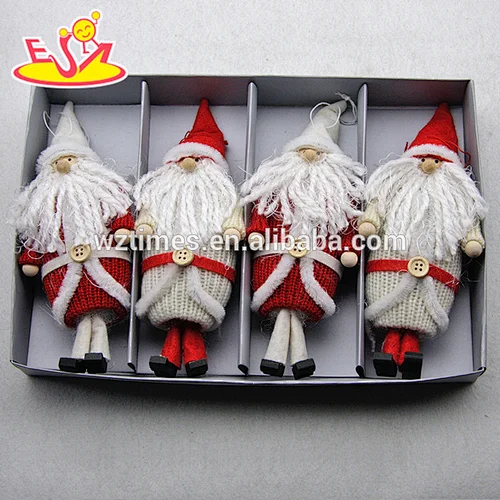 2018 New products kids Christmas wearing warming wooden doll craft supplies W02A249