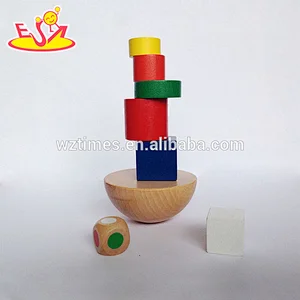 2018 wholesale kids wooden balance game educational baby wooden balance game most fashion children wooden balance game W11F060