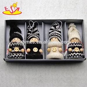 2018 New products lovely dolls wooden kids Christmas toys W02A238