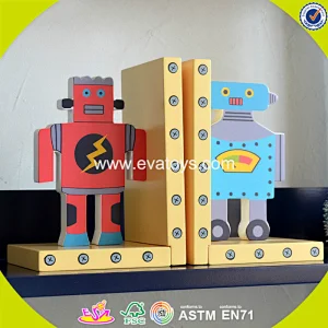 wholesale cartoon children wooden book holder creative baby wooden book holder W08D046