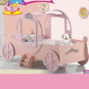 2018 wholesale wooden princess carriage bed high quality wooden princess carriage bed sale wooden princess carriage bed W08A057