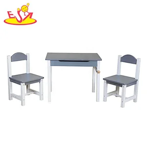 2019 High quality foldable wooden study table for kids W08G266B