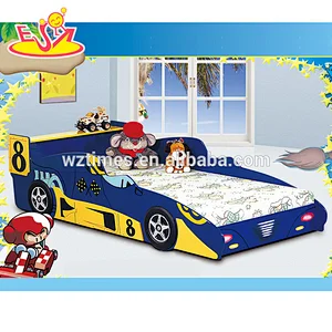 2018 wholesale wooden kids race car bed high quality wooden kids race car bed best sale wooden kids race car bed W08A022