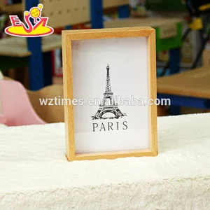 2018 wholesale kids wooden photo frame fashion baby wooden photo frame hottest children wooden photo frame W09A040