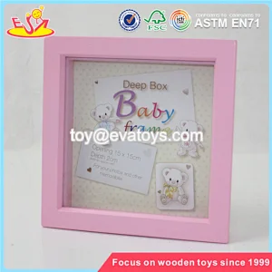 Cheapest lovely wooden pink picture frame for sale W09A019