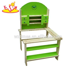 Juguete de madera al por mayor de la tienda de comestibles del juego del niño interior al por mayor usado en la guardería W10A045