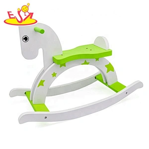 Hot sale riding toys wooden kids rocking horse for sale W16D121