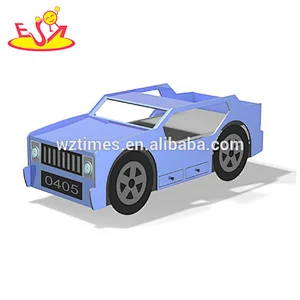 Wholesale high quality wooden car bed household durable car bed for kids W08A086