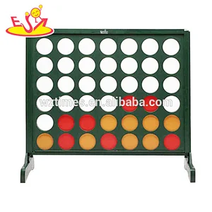 Wholesale most popular cheap connect four wooden giant garden games W01A203