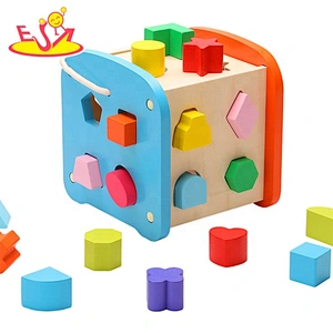 High quality children wooden geometric shape puzzles for education W12D201