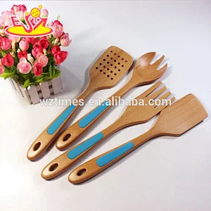 2018 high quality wooden spatula set hottest wooden spatula set W02B012