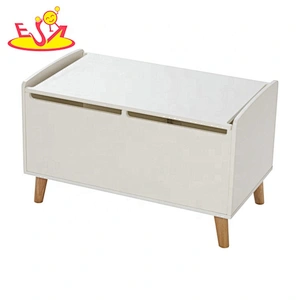 New products wooden Custom Home Decor white Storage Box W08C289