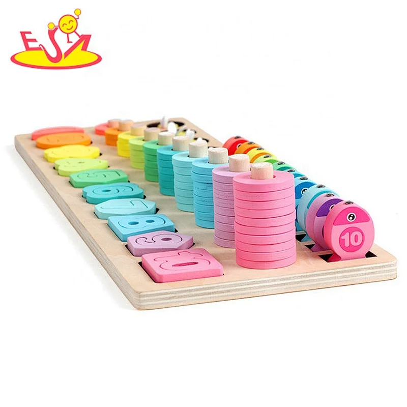 2020 high quality educational wooden matching toys for toddlers W12D195