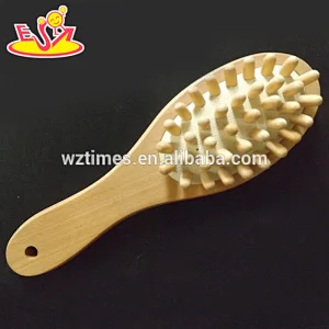 Wholesale beautiful wooden comb shape scalp massager used to relax muscles W02A130