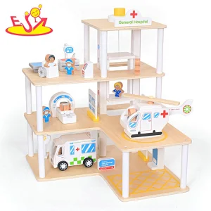 2020 New arrival educational wooden car parking toy for kids W04B083