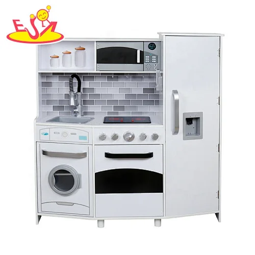 2020 New released simulation play wooden large kitchen toy for children W10C223