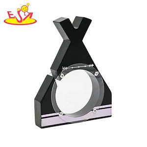 Customize black wooden kids money box for wholesale W02A376