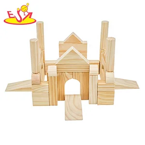 Customize educational wooden building bricks toys for kids W13A222