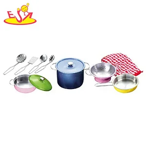 Customize 11 PCS stainless steel cookware playsets for children M03A015