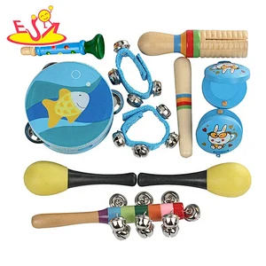wholesale 10PCS musical wooden toy rhythm set for baby W07A162