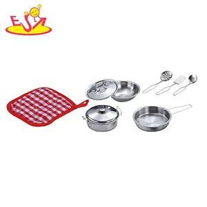 Customize 9 PCS metal toy kitchen accessories for kids M03A020