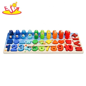 Customize magnetic wooden learning board for baby W12D226