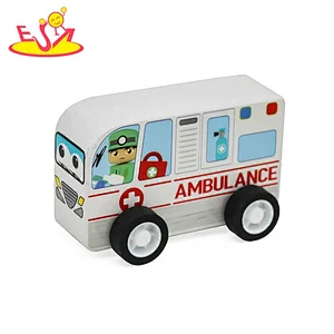Customize small wooden school bus toy for children W04A479