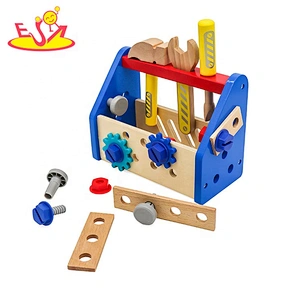 Customize educational wooden toy toolbox for children W03D136